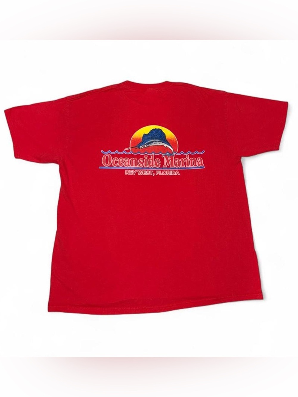 Hanes Red Beefy-T Classic Crewneck Tee